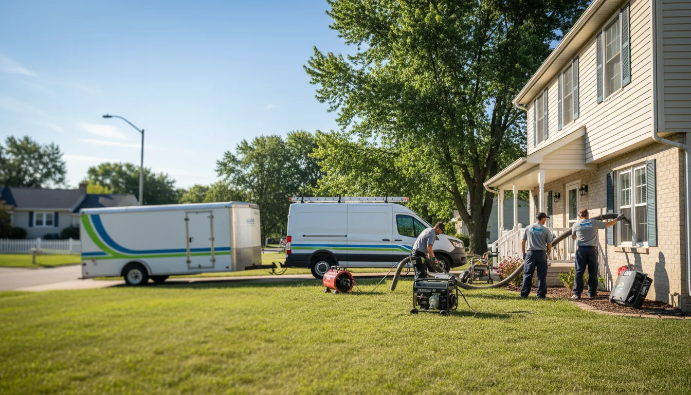 Flooded Basement Restoration And Cleanup With Repair in Cambridge, IL near me